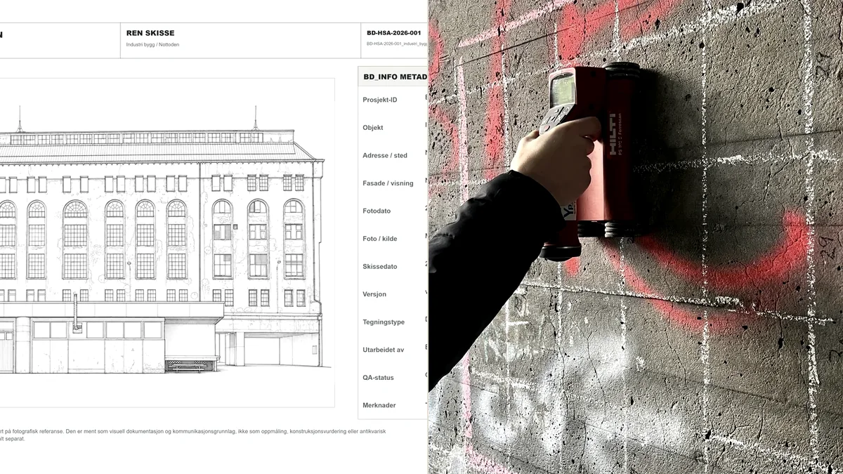 Tilstandsanalyse av eldre murkonstruksjon – registrering og dokumentasjon av skader